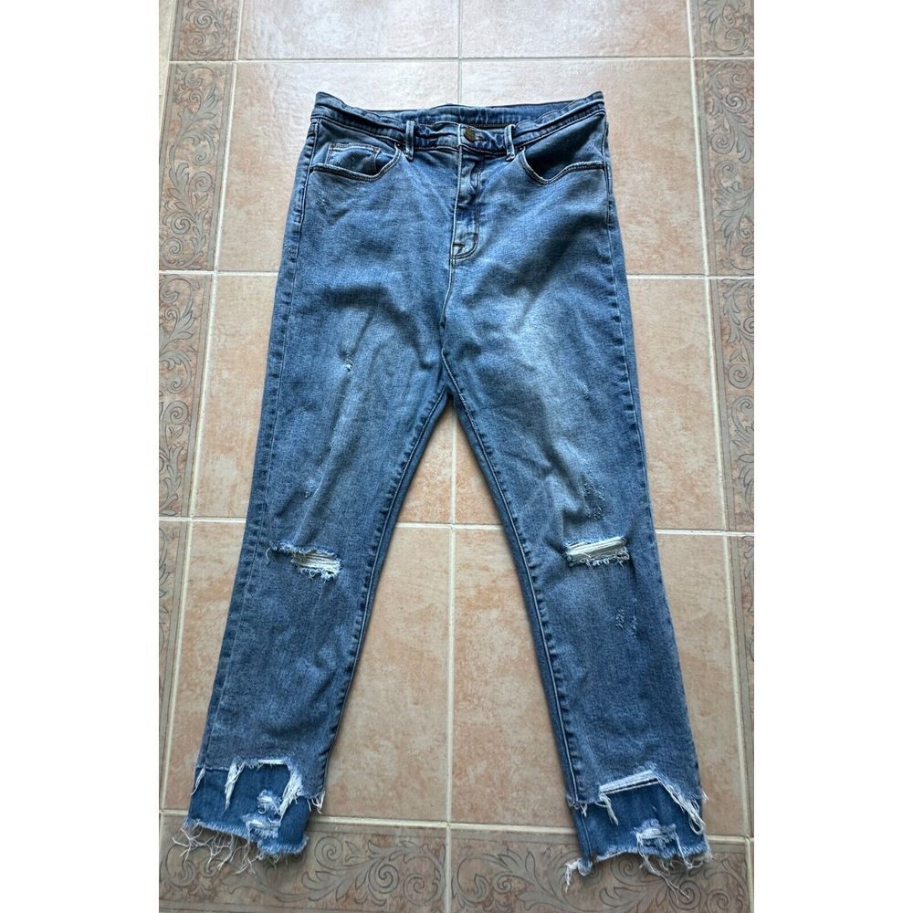 BDG x Urban Outfitters Twig High Rise Layered Distressed Jeans Women Size 31 W
